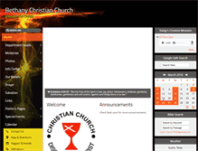 Tablet Screenshot of bccdisciplesofchrist.com